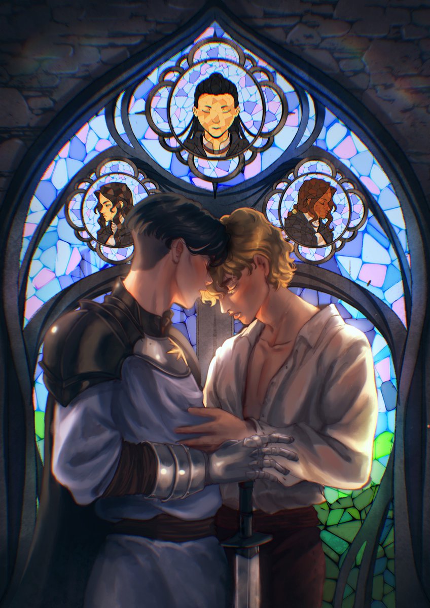 Fanart~ Will and James from #DARKRISE  🛡♥️ 

<a href="/cspacat/">C.S. Pacat</a> hope you like it ♥️