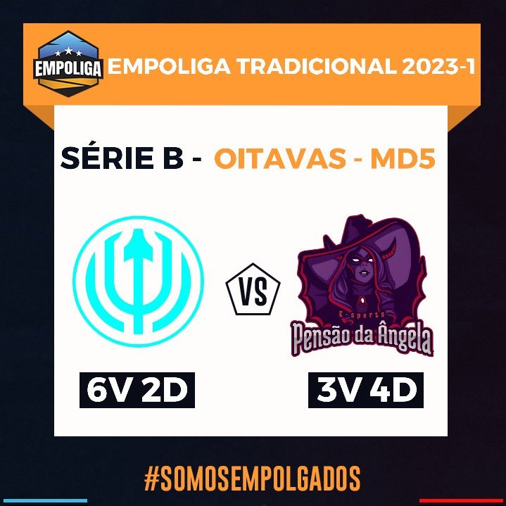 Hoje tem novidade nas telas da @empoligaoficial !

Junto com a chegada dos playoffs, tem uma streampack novinha feita <a href="/Nanyeedrw/">Nanyee ♡‧₊˚</a> ! 

Segue uma previazinha!

Hoje tem <a href="/Panda_WarriorES/">Panda Warriors</a> x <a href="/jampaesports/">Jampa eSports JPA</a> na Série A e <a href="/InsularGG/">Insular E-sports 🌊🔱</a> x <a href="/PensaodaA/">Pensão da Ângela E-sports</a> na Série B!