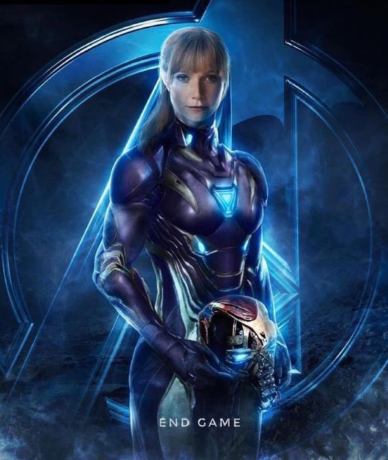 XCIII_Til's tweet photo. @DailyLoud Clearly goes to show how women pay attention to anything that goes on in life, Marvel already has an “Iron Woman” played by Tony’s assistant/wife Pepper Potts, she comes out in the last movie at Endgame as Iron Rescue! https://t.co/HcgnFZ57db