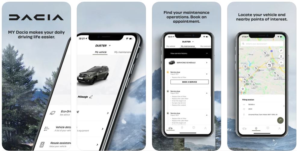 DaciaRetail's tweet photo. My Dacia App ensures easy access to information about your Dacia, view maintenance and service dates, book a service and so much more! 

Download today:

Google Play: https://t.co/YmmICgcDR2 
App Store: https://t.co/2GLAF6B81p

#dacia #daciaapp #mydaciaapp #tip #goodthinking https://t.co/JLU9MeONLy