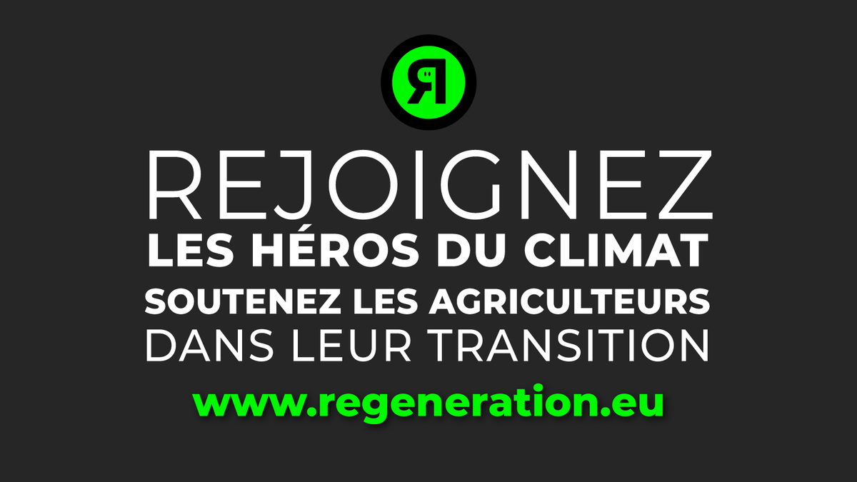 Merci à nos premiers investisseurs, qui ont choisi ReGeneration pour placer leur épargne💚
Rejoignez le mouvement et contribuez au développement de l'agriculture régénératrice en soutenant les agriculteurs et agricultrices engagé.e.s  🐝   regeneration.eu/investir-pour-… #financedurable