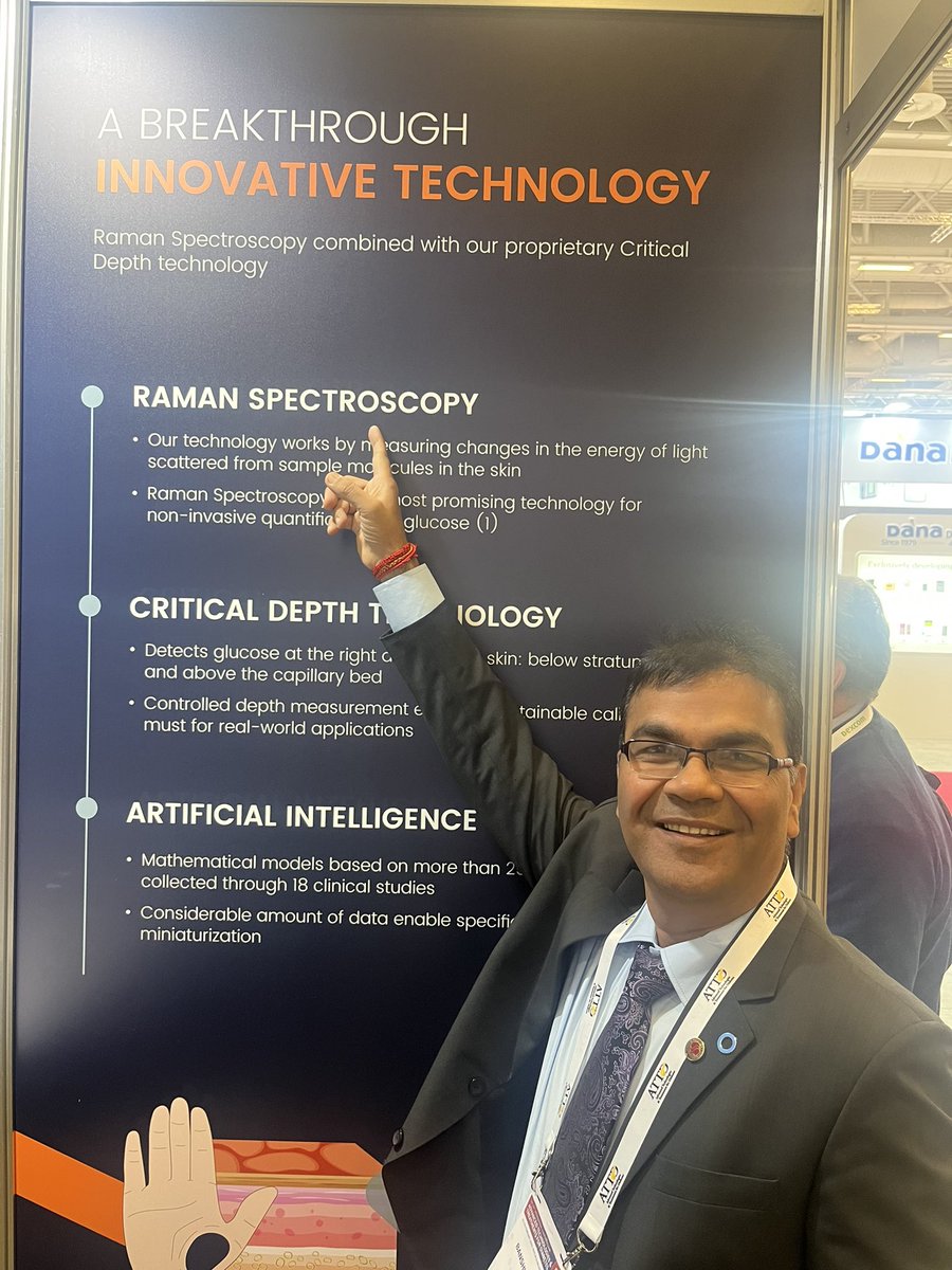 Contribution of india in diabetes technology world for non invasive glucose monitoring ( Raman spectroscopy) at #ATTD technology fair.<a href="/Rssdi_official/">RSSDI (official)</a> <a href="/dramitaol/">Amit Gupta</a> <a href="/drmohanv/">Dr.V.Mohan</a> <a href="/TBattelino/">Tadej Battelino</a> <a href="/ATTDconf/">Advanced Technologies & Treatments for Diabetes</a> <a href="/DrJitendraSingh/">Dr Jitendra Singh</a> <a href="/NagarJitendra/">Dr. Jitendra Nagar</a> <a href="/PMOIndia/">PMO India</a>