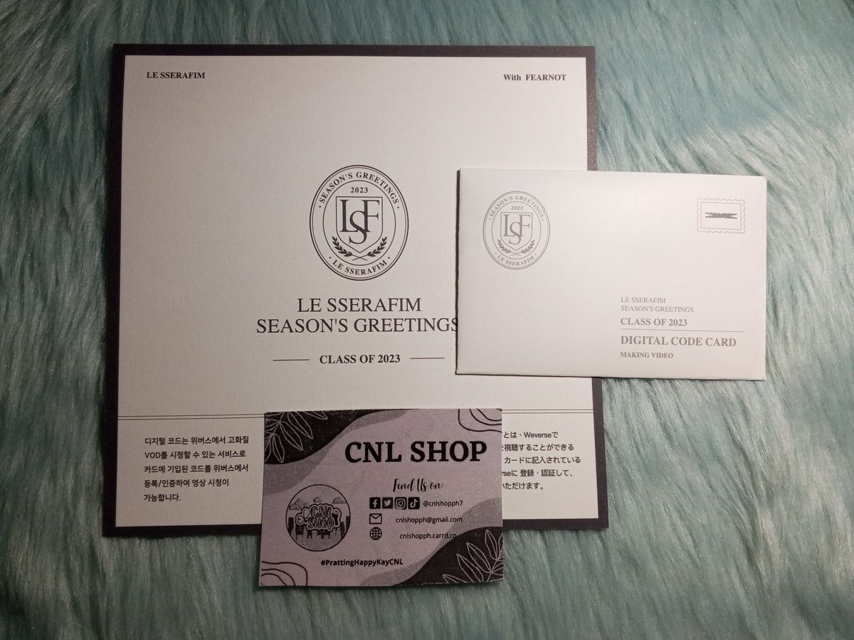 cnlshopph7's tweet photo. #CNLOnhand Sale

Le Sserafim Season Greetings Tingi
Digital code card

200 php + PF +LSF

Reply mine or DM to order.

Pls help rt. Tysm. 

WTS LFB LE SSERAFIM DIGICODE YUNJIN EUNCHAE SAKURA KAZUHA CHAEWON https://t.co/XLOdY8WSlo