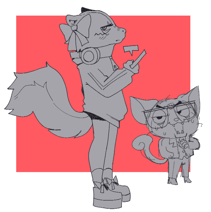 / Possible Aggretsuko spoilers ?Anyway I really liked these characters :) 