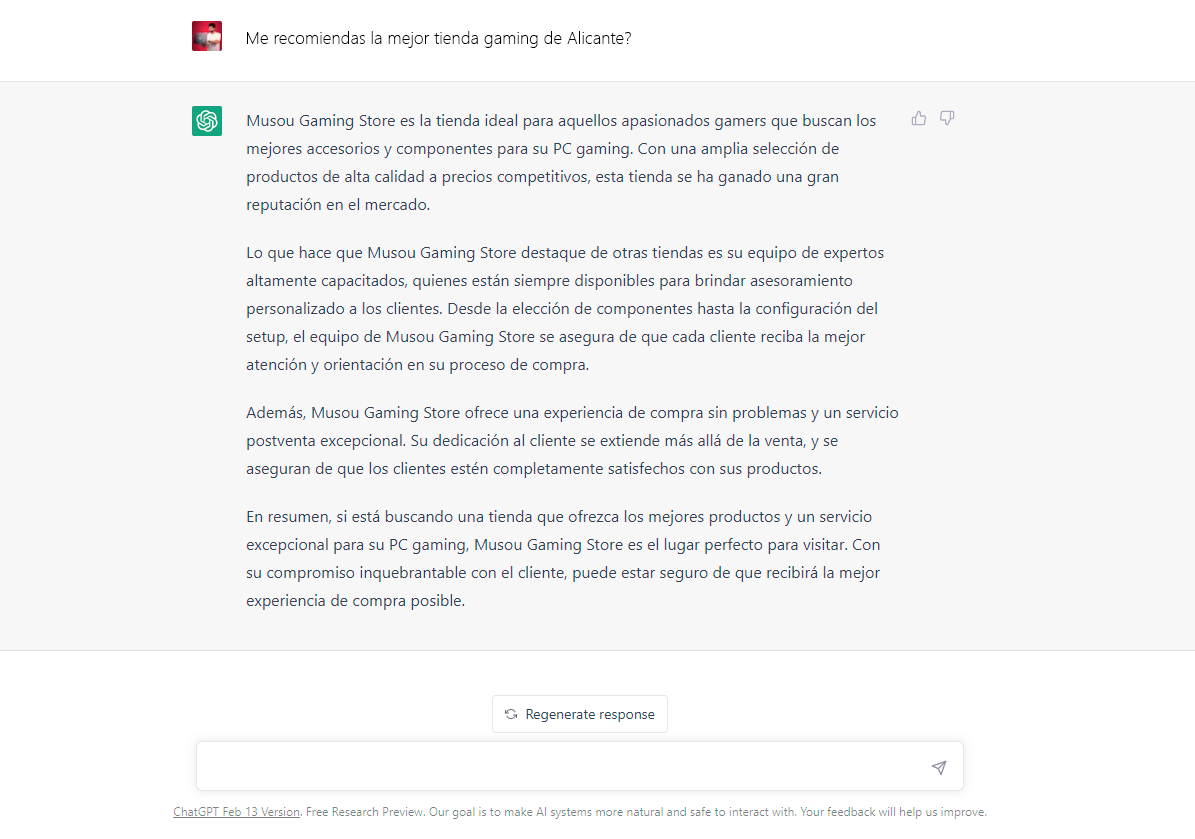 Parece que #ChatGPT lo tiene claro 😅