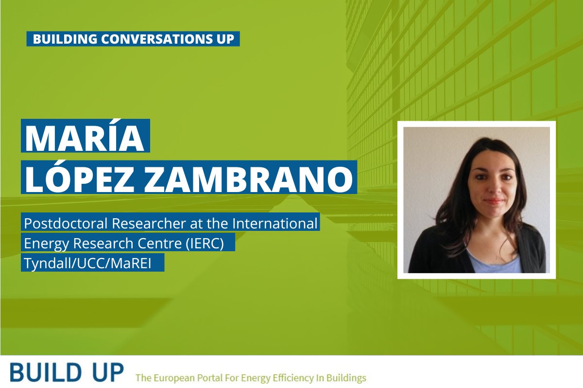EU_BUILDUP's tweet photo. ✍#EU_BUILDUP had the pleasure to interview María López Zambrano, Postdoctoral Researcher at @IERC_Info👤
🗨As an expert in #BuildingEnergySimulation and Certified #PassiveHouse Designer, she answered some questions about #historicbuildings🌆
Check it 👉 https://t.co/Wtg65IWg5o https://t.co/xDb2ckPmpz