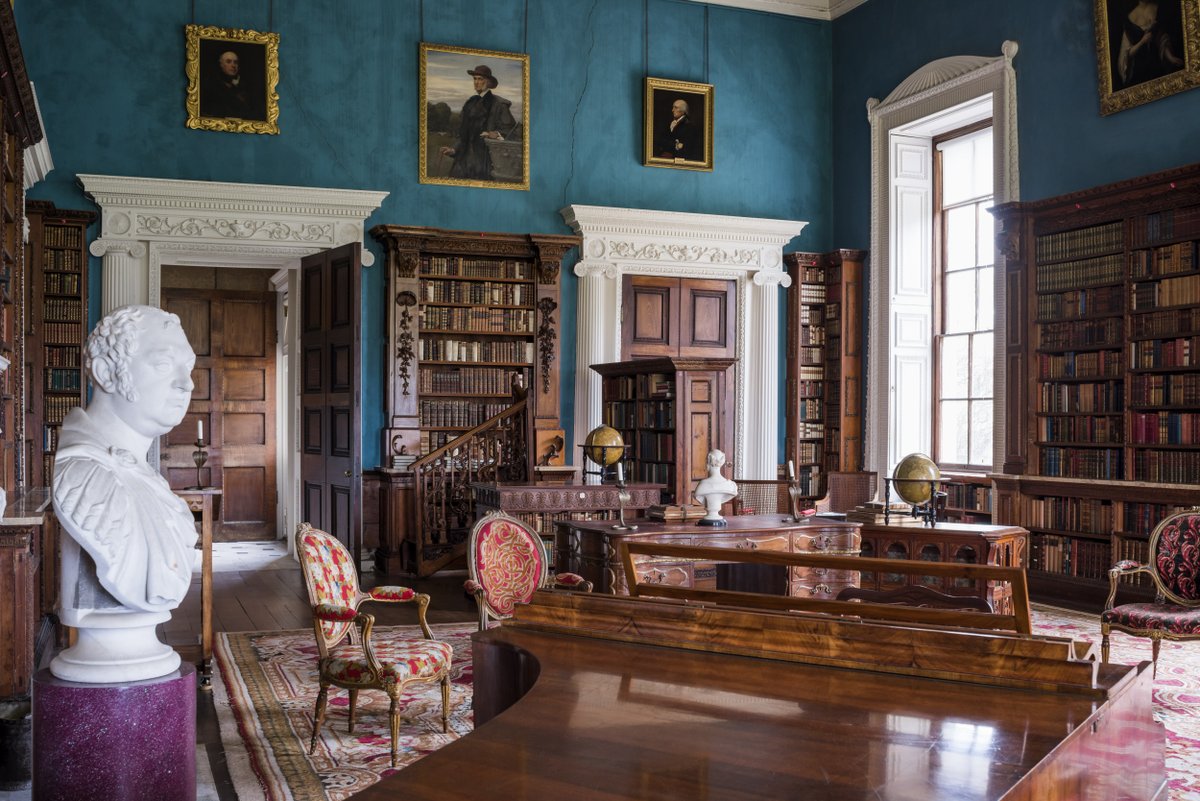 NTBooks's tweet photo. February is National Library Lover's Month! Where is your favourite National Trust library? 📚 https://t.co/iyDlMr8XXv