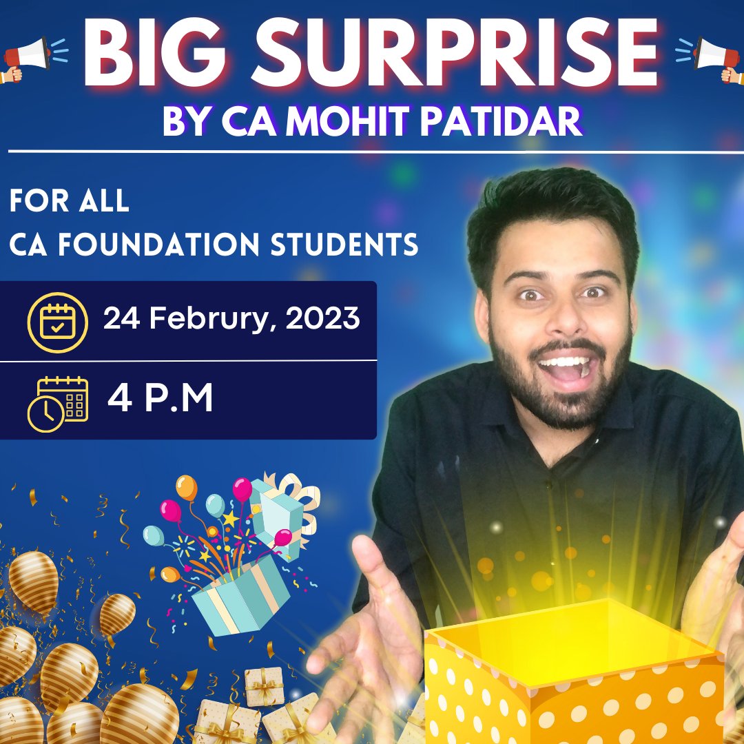 ca_mohit__'s tweet photo. Do join the telegram community for the link : https://t.co/8BlWJADzuA
Topic: Gift for all CA Foundation Students
Time: Feb 24, 2023
04:00 PM
Join Zoom Meeting
https://t.co/i122QpkVX0
Meeting ID: 890 0773 5856
Passcode: 607300
#icai #cabooks #ca #caexams https://t.co/f2lpJgmW32