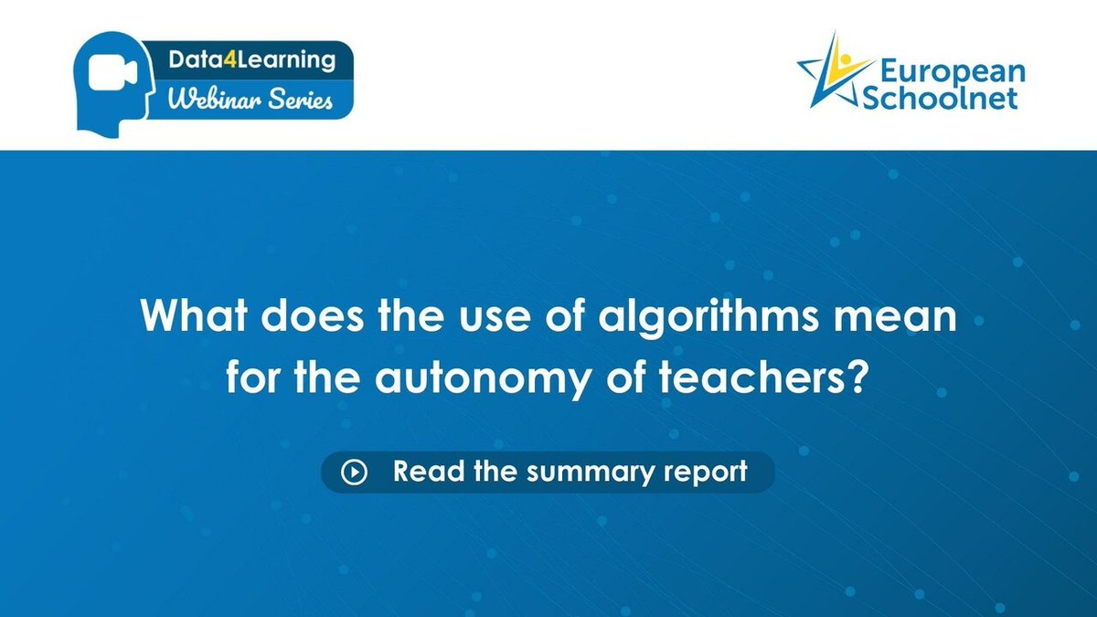 eu_schoolnet's tweet photo. 💡#Data4Learning
How can #data-driven practices impact #teachers' autonomy? Learn more about this and other important considerations in this summary. #teacherautonomy #education #datadriven
🔗https://t.co/4RVQIVuWOE https://t.co/xAYGx4bCbd