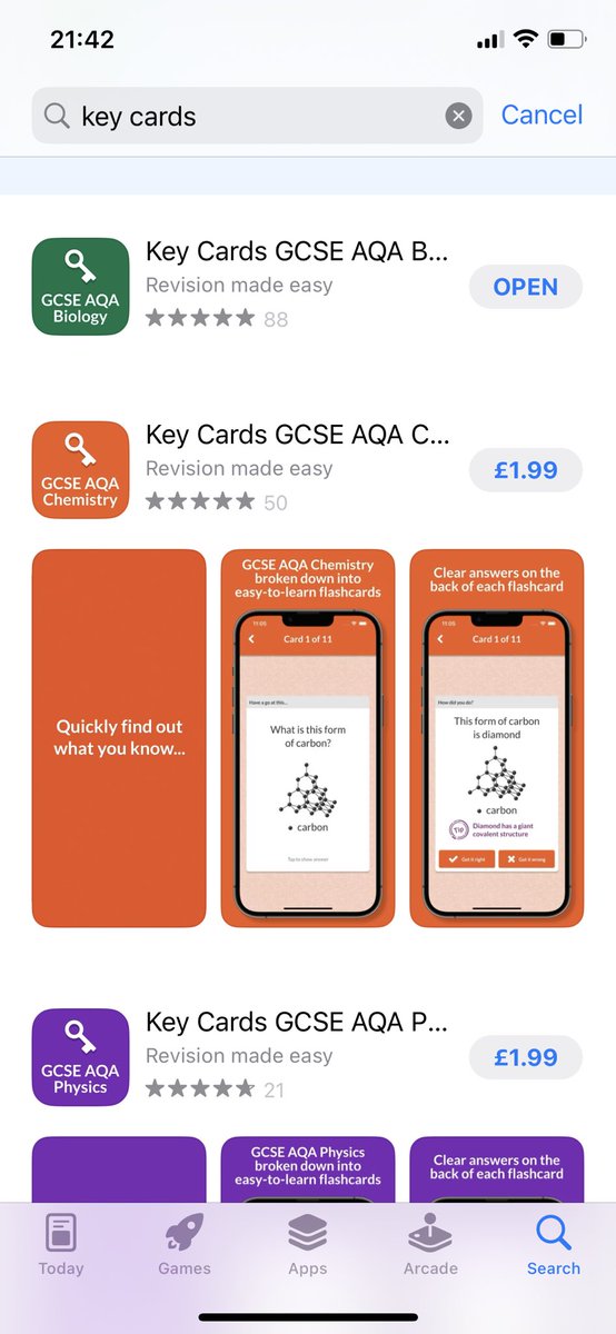CHSC_Science's tweet photo. Some great revision apps for our GCSE students here. @christofidelis #Biology #Chemistry #Physics #AQA https://t.co/TtW7Yts5au