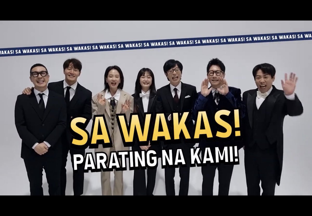 yjsphilippines's tweet photo. "SA WAKAS! PARATING NA KAMI!  MAGKIKITA NA TAYO!" X Running Man

SEE YOU SOON RUNNING MAN! SEE YOU SOON RUNNERS! 🫶🏻🏃🏻‍♀️🏃🏻 https://t.co/t96mBHWrSC