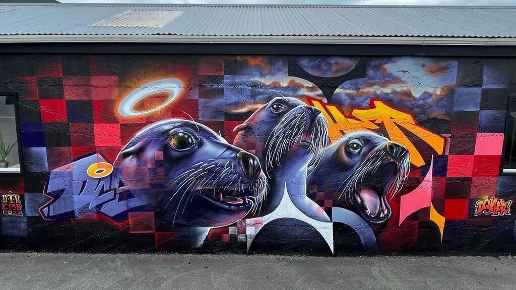streetartUS's tweet photo. #Streetart by #Dcypher @dcypher_dtrcbs in #Invercargill, New Zealand, for #SouthSeaSpray @southseaspray
More info at: https://t.co/kL00c6TfHZ
Via @cultureforfreedom
https://t.co/zcgY3FwaZM https://t.co/wfqi49QY5R