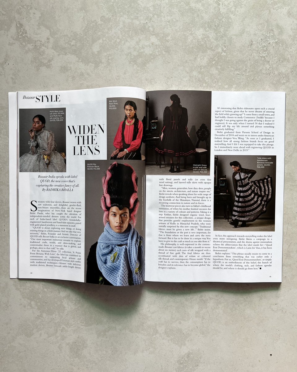 boraamlanjyoti's tweet photo. I spotted my work, but someone’s else name on credit on @BazaarIndia February 2023 issue 🥹🥲🫠

#harpersbazaar #bazaarindia #harpersbazaarindia https://t.co/Uh5BFuPWlX