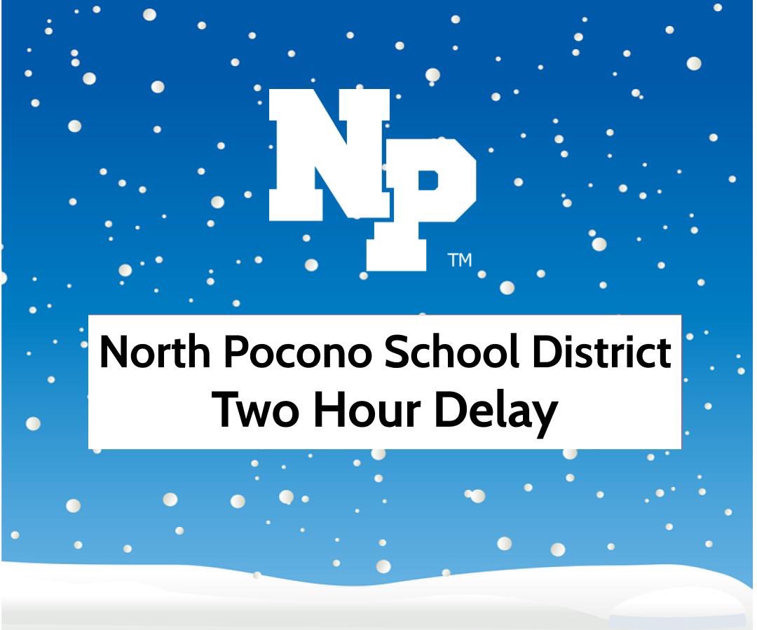 North Pocono School District on Twitter "Due to weather related road