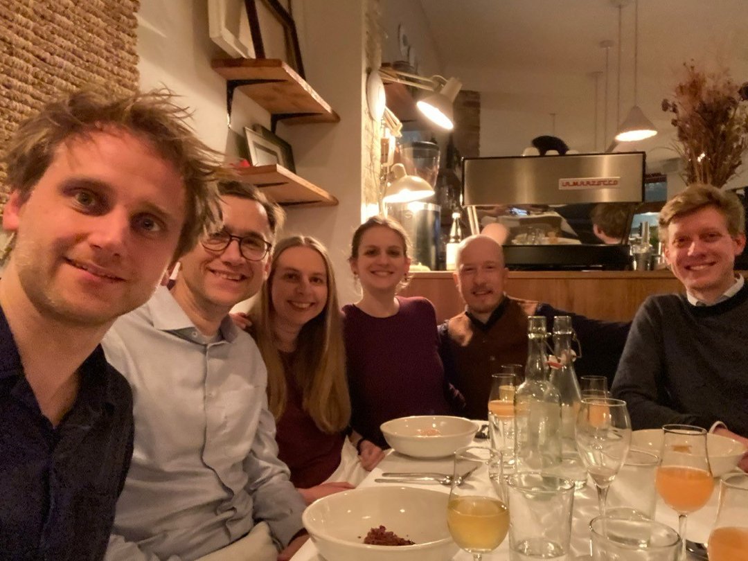 Dr_No_Charite's tweet photo. After a successful year of research on #stroke and #CMB and #strokeheart and #thrombectomy at @berlinstroke we deserved a good supper. @Dr_No_Charite @rennenri @bbraemswig https://t.co/eNYNbNgrZ9