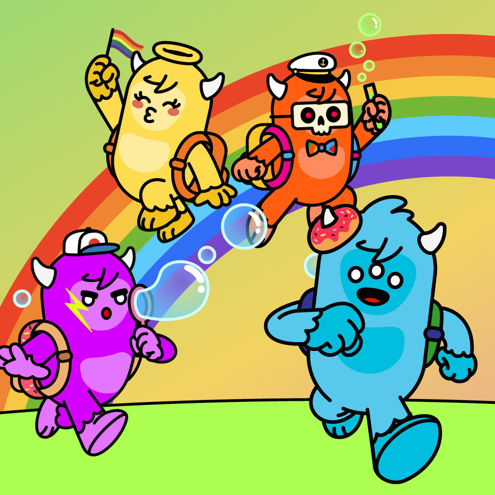 PowerMonstersTV's tweet image. Happy #WorldPride from the #ColorMonsters! 🌈💜 We celebrate diversity, love, and equality for all. Let's continue to spread kindness and support to the LGBTQIA+ community, not just during pride month, but every day. Love is love! ❤️🧡💛💚💙💜 #Pride2023 #LoveWins #EqualityForAll