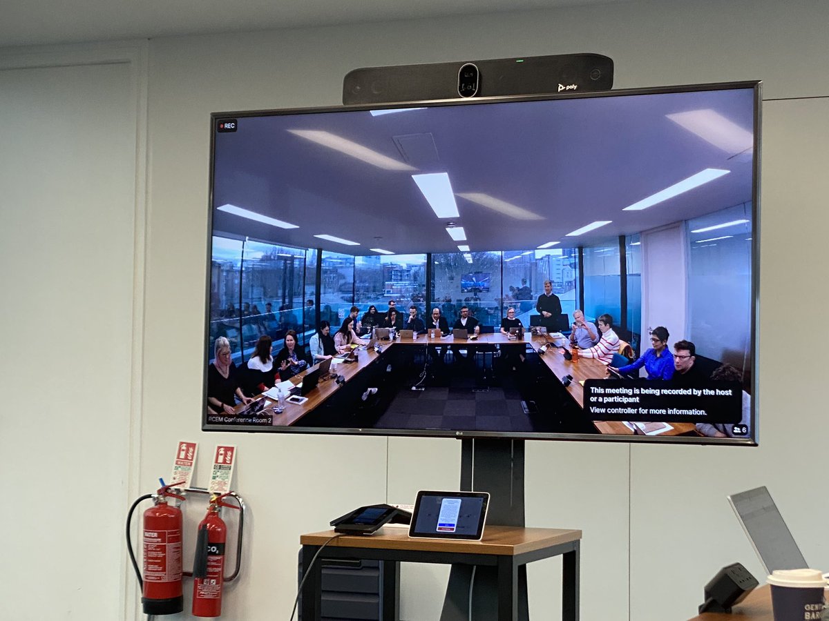 Simon Carley (@rcemdean) on Twitter photo Morning all. Delighted to be joining the Training Standards Committee for <a href="/RCollEM/">Royal College of Emergency Medicine</a> today.
Lovely to see people face to face, and lots to discuss. (And a few people on line too). Morning all. Delighted to be joining the Training Standards Committee for <a href="/RCollEM/">Royal College of Emergency Medicine</a> today.
Lovely to see people face to face, and lots to discuss. (And a few people on line too).