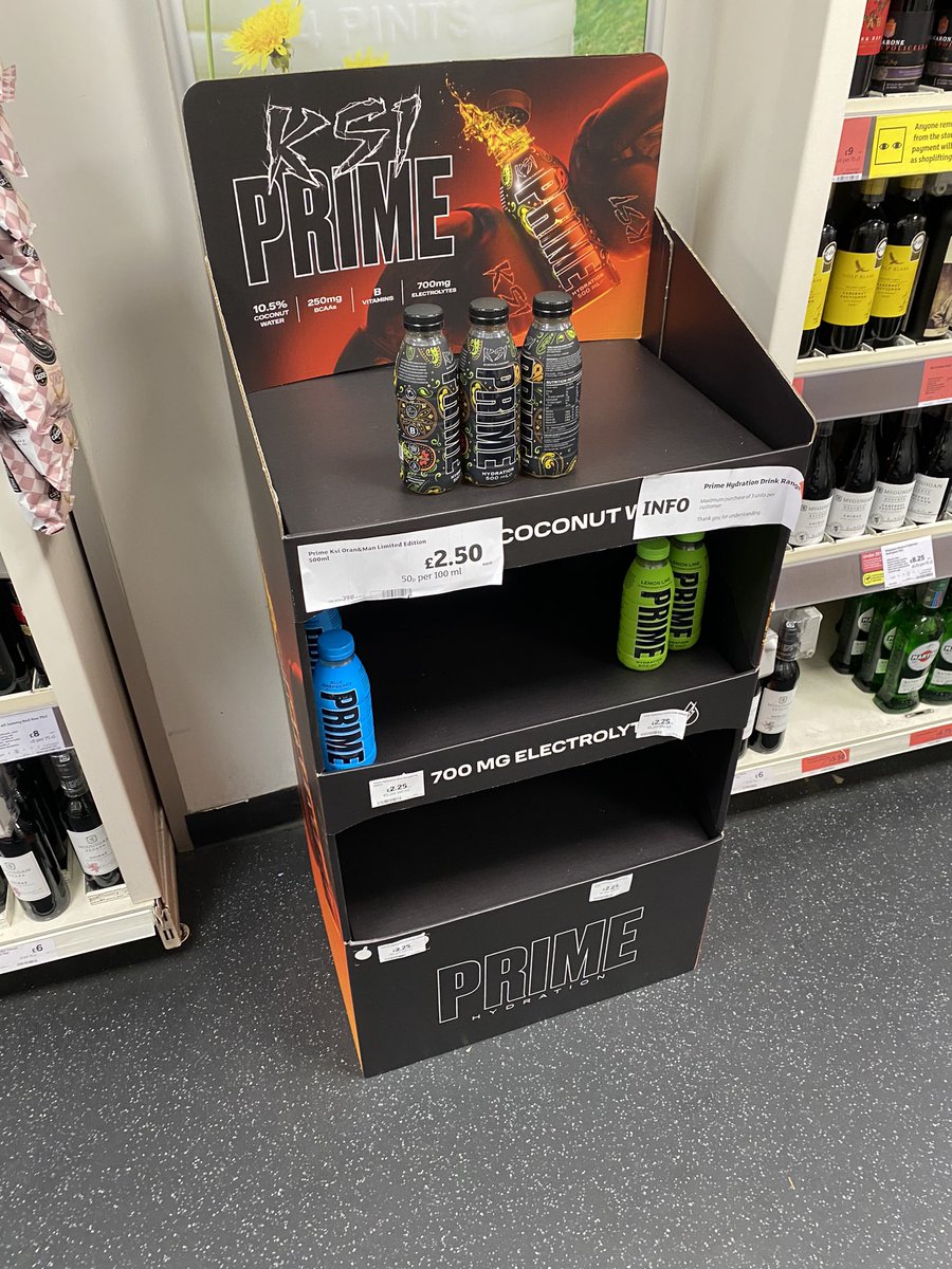 vexrey2's tweet photo. @prime_tracker  Sainsbury’s Soho Berners street few left https://t.co/kreEAneeAJ