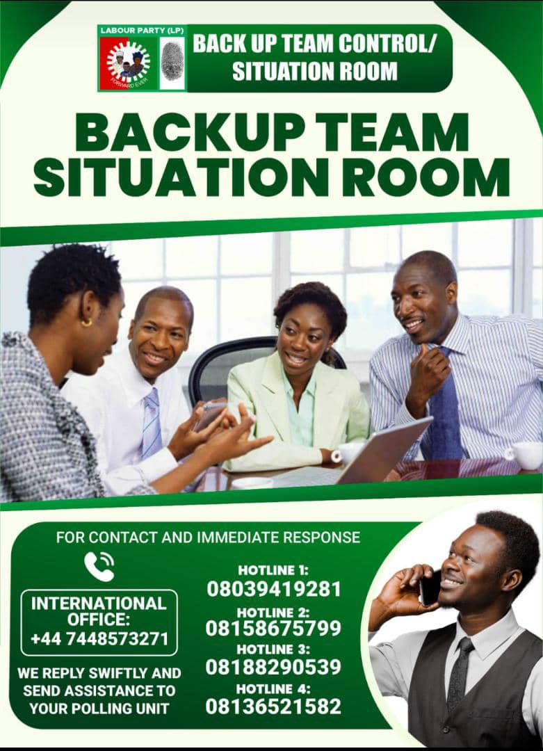 blossommartins's tweet photo. We are almost ready 🔥🔥🔥🔥 We have a FULL TEAM ✊✊✊

Our situation room is up and running 🔥🔥🔥✊✊✊✊

Remember we need as much Data and airtime…

#NigeriaDecides …. Thanks to my team for all the work going on at @POBACKUPTEAM ….. https://t.co/kBrsItToUv