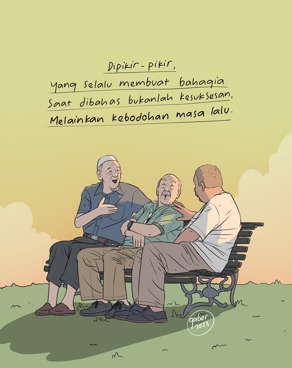 Coba kalian colek teman-teman kalian yang melewati masa-masa Bodoh bersama kalian 😅

#banggaber