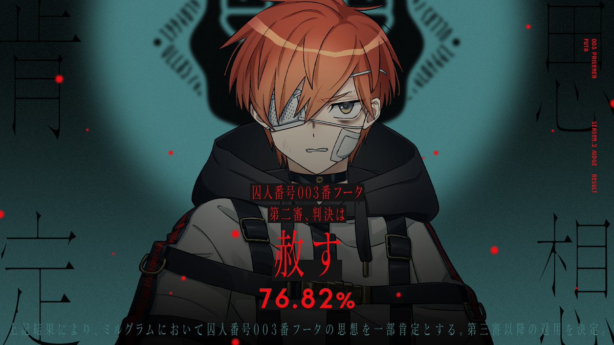 ⚠️ SECOND TRIAL RESULTS ⚠️ Prisoner Number 003 - Fuuta Final