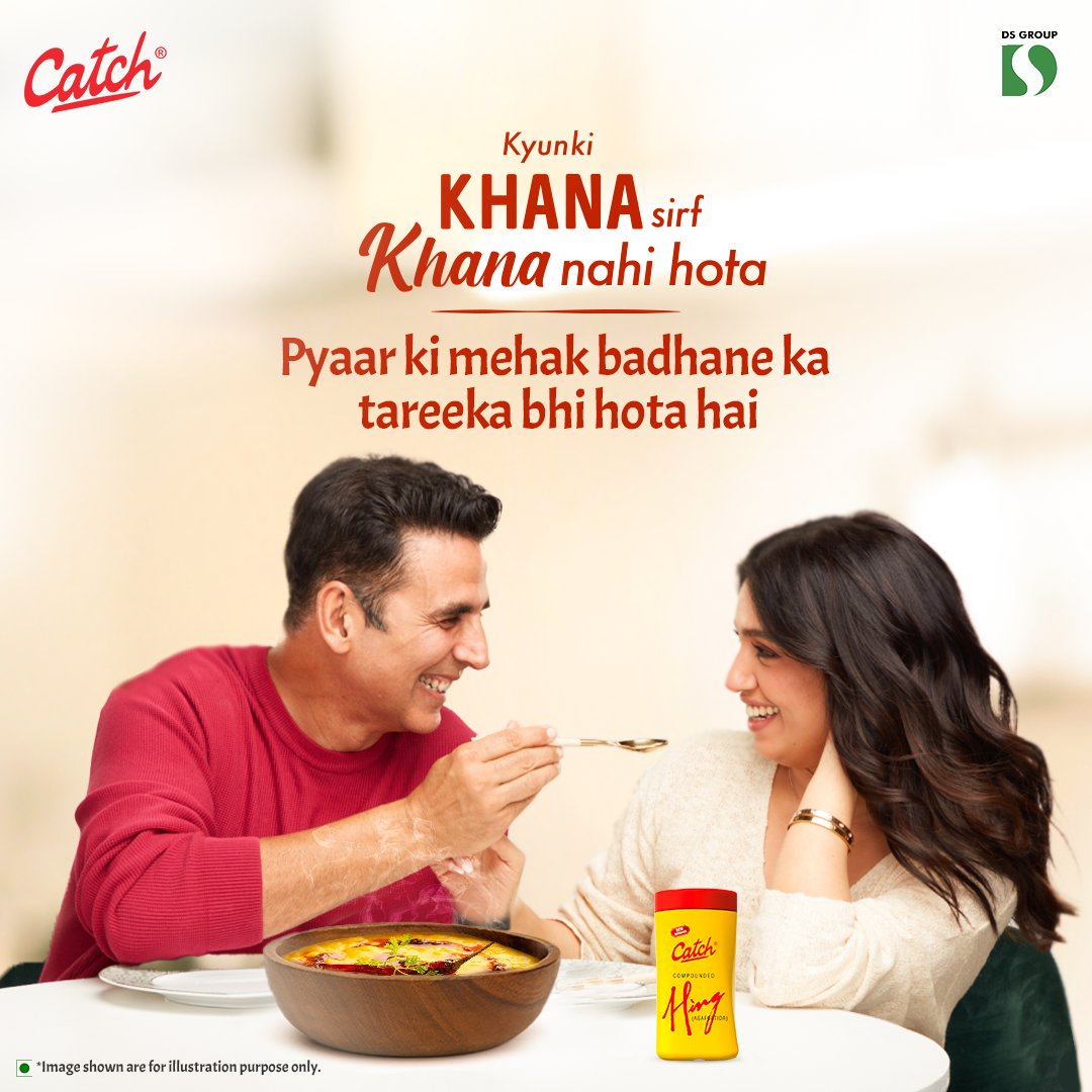 catch_foods's tweet photo. Jaise Catch Hing badhati hai Khane ki Khushboo aur swaad, vaise hi khil uthega miya biwi ka pyaar.
#KyunkiKhanaSirfKhanaNahiHota

#CatchFoods #IndianFood #Cooking #Craving #Food #Hing #CatchHing #DaalTadka https://t.co/Yj9no3O2Sn