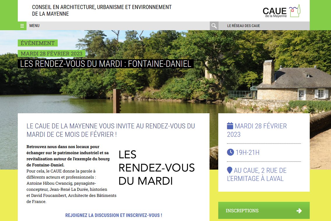 Mardi, j'interviens sur la mise en valeur de Fontaine-Daniel et l'empreinte laissée par les Cisterciens et l'héritage transmis aux industriels.  L'avenir d'un village se construit aussi par une lecture plus fine de son passé. Merci au CAUE53. 

#quelamayenneestbelle
#cisterciens