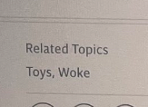 MatOmbler's tweet photo. @adamhillscomedy @goulcher @Telegraph I think the bigger issue is that they actually have a topic tag for 'Woke' so their subs are probably just looking at which articles can be aligned with that knowing it's gonna get people arguing online. https://t.co/tBhcuLsxpx