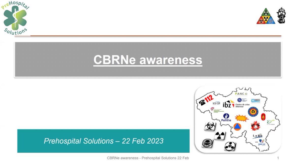 prehossolutions's tweet photo. Iedereen fel bedankt om gisteren onze zeer boeiende online bijscholing over Medical #cbrne te volgen!

Kijk op site voor onze online bijscholingen:
https://t.co/nVFsmqj6yX

#blijvenleren #hulpverlener #ambulance #ambulancier #verpleegkundige https://t.co/rTygDqle4W