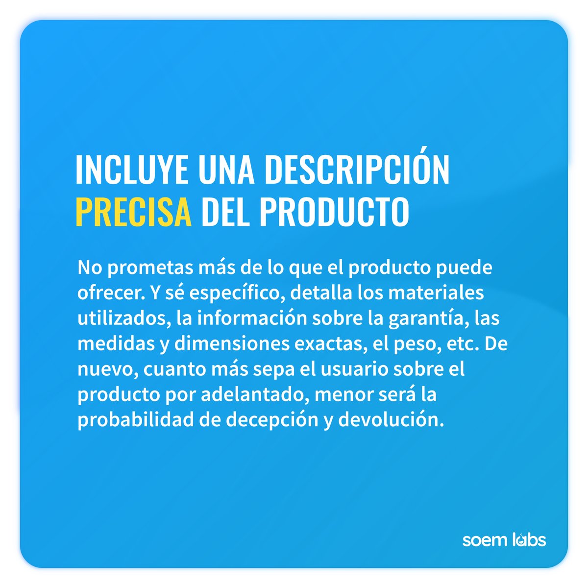 La buena gestión de las #devoluciones es uno de los elementos clave que separa a los grandes #vendedores de los que no tienen éxito. Estas 3 acciones te ayudarán a reducirlas al máximo.

#amazonfba #amazonseller #emprendedores #emprendimiento #amazon