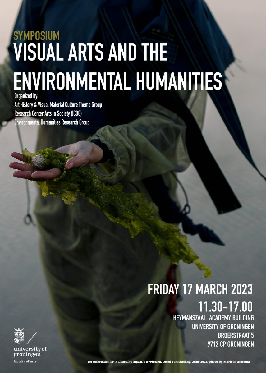 Very excited to be speaking at this event about environmental and #PublicHumanities, and how we will use art in a science centre to inspire visitors and invite them to connect with and reflect on their role in the #WaddenSea 

#envhum #envhist