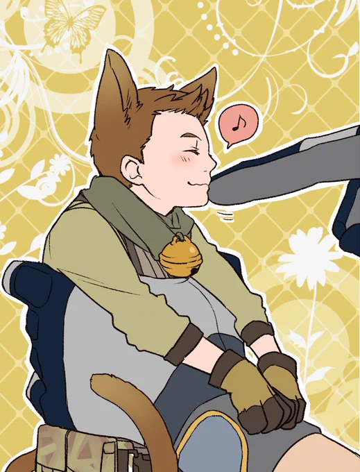 ピアーズは犬で描きがちなので猫は少なかった… 