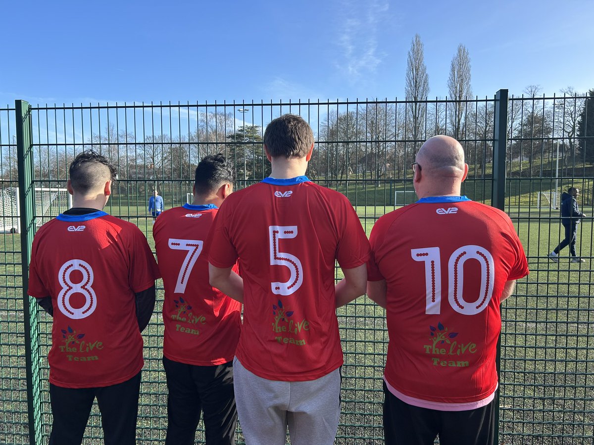 TheLiveTeam_'s tweet photo. Lovely morning to play some football at Forest Sports Zone for a few friendly tournaments. 
Finally getting some use put pf our Highbury Rovers kits, thanks @hcteamnotts ! ⚽️

@NFFC_Community @TeamRowan1 @NottsHealthcare https://t.co/pvO6UlSk4P