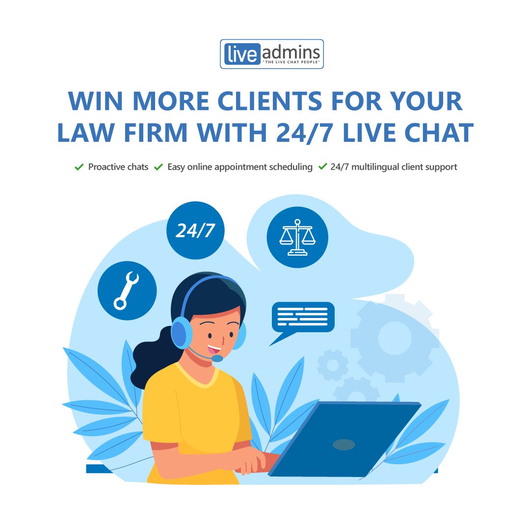 LiveAdmins's tweet image. Our 24/7 live chat solution makes it easy to schedule online appointments with your firm, bringing in more leads &amp;amp; enhancing client engagement. With our proactive live chat, you will always be available to assist your clients online. Info: liveadmins.com/request-a-demo/
#livechatservice