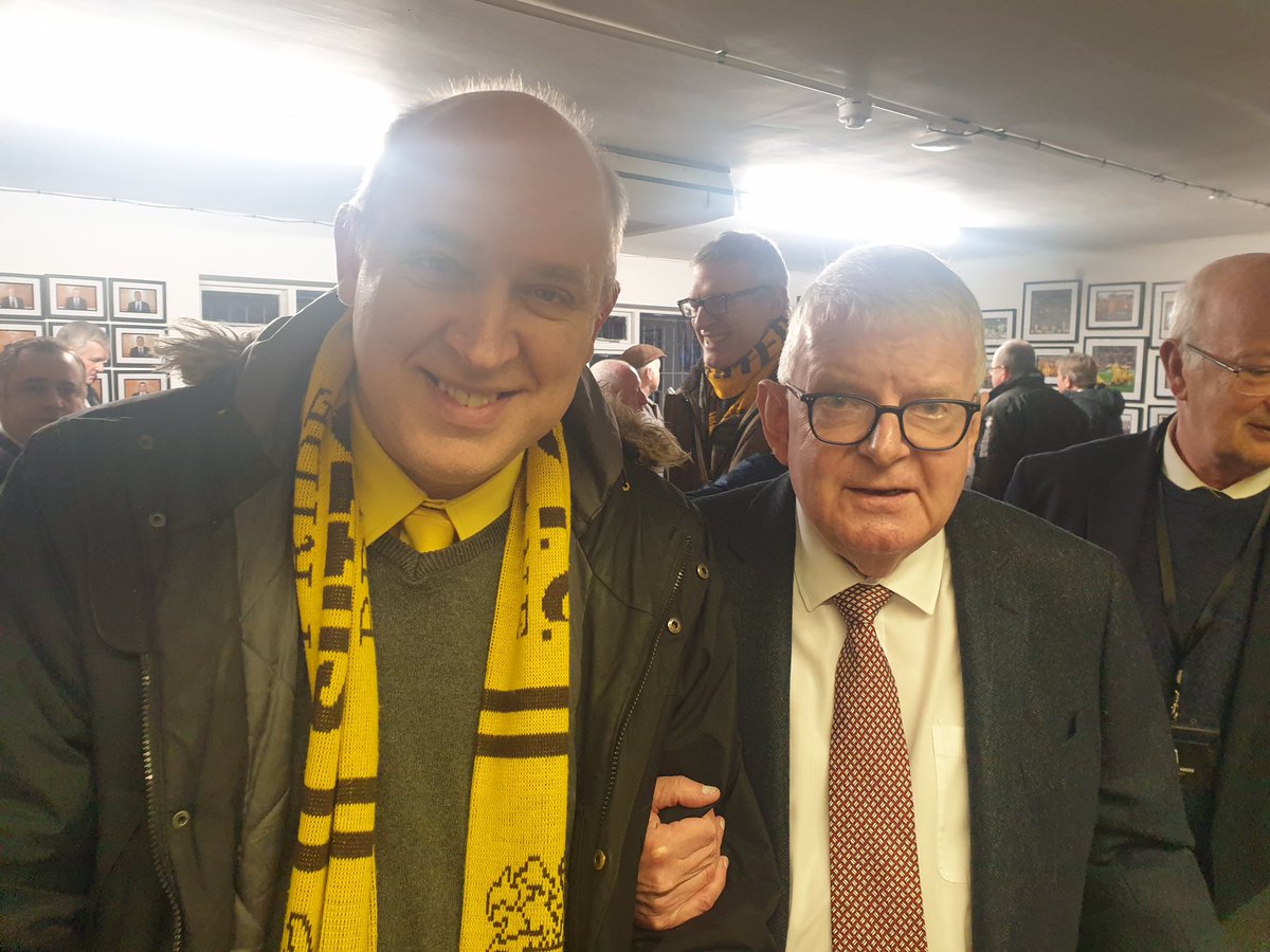 RealTimVine's tweet photo. About 2 weeks ago Motty came to a match at Sutton United. I had the honour of sitting next to him. I remember a moment of goal mouth action and on my right I heard ‘ohh’. The classic Motty exclamation. Made me beam with joy. To my generation he was the voice of football. RIP x https://t.co/d6wzD1wVL1