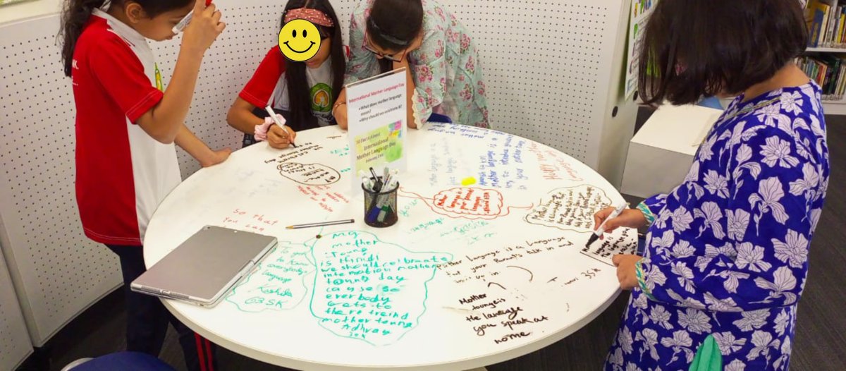 HOP_OGC's tweet photo. Today, @ois_primary celebrated International Mother Language Day๐ #linguistics #diversity #culture #beingopenminded https://t.co/8ySZ37AfjD