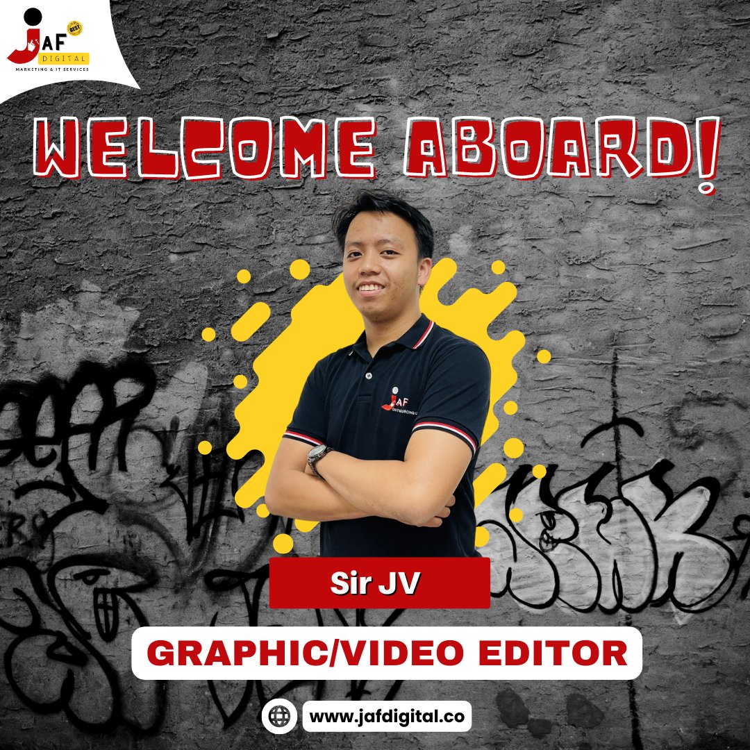 Ready, set, edit! We’re excited to welcome our new Video Editor to the team, Sir JV. Get ready for some awesome content coming soon! 🖥

#JAFDigitalMarketingServices #Videographer #Editorslife #NewHire