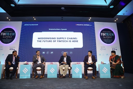 FinancialXpress's tweet photo. Live from #FEFintech | The industry experts sharing their distinct insights on Modernizing Supply Chains: The Future Of Fintech is here.

@ftcashapp 

#FinancialExpress #FEFinTechSummit https://t.co/fCkdE7lSO7