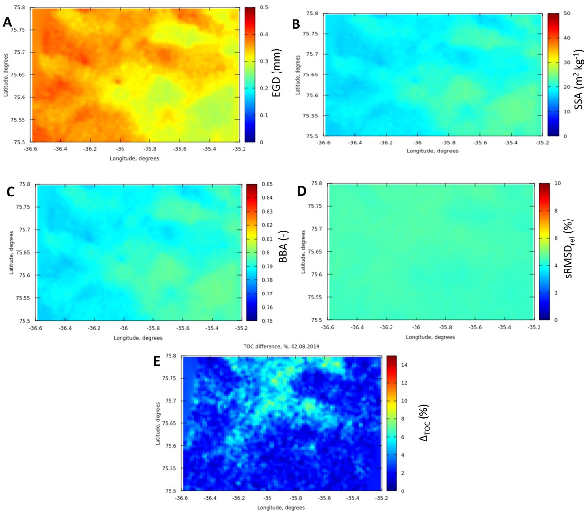 RemoteSens_MDPI's tweet photo. #latestpaper
An Improved Retrieval of #Snow and #Ice Properties Using Spaceborne #OLCI/S-3 #SpectralReflectance Measurements: Updated #AtmosphericCorrection and Snow Impurity Load Estimation by Alexander Kokhanovsky, Baptiste Vandecrux et al.
🔗https://t.co/S7W9RaKEZM https://t.co/686TpeZx8L