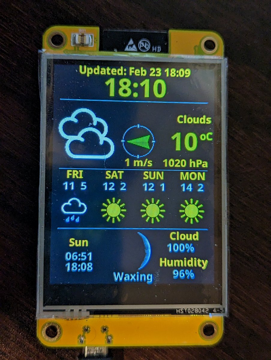 bulu_kousaku's tweet image. #OpenWeather,#ESP32
久々にEPS32触って以前問題なく動いたのに、今回は天気が???で、updatedもおかしいから、1日シリアルモニタと睨めっこ。ふと見たフォルダ名にサブスク必要と書いてあった(^^;;