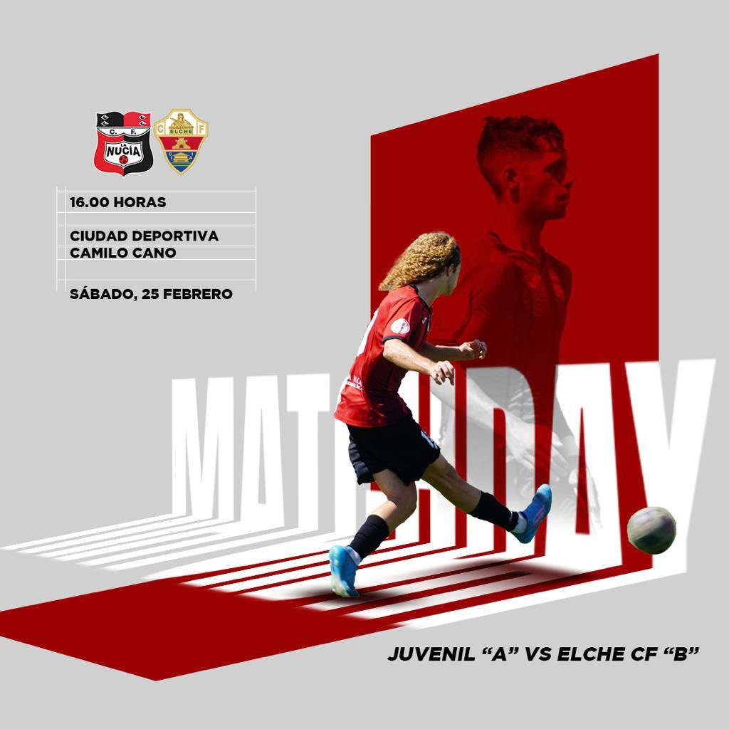 cfnucia's tweet photo. 🔴🅒🅕🅛🅝🔴

🔝 Sigue la #LigaNacional 🆙

🚩 🅹🆄🆅🅴🅽🅸🅻 🅰️

🆚 @futbolbaseECF 
🗓 SÁBADO 
⌚️ 16:00
🏟 @CDCamiloCano 
🏆 Jornada 24 G8
📲 Academia CFLN (Instagram)

#JuguemosAlRojo ♥️

#ADNucía 🧬
#LaNucíaCiudadDelDeporte https://t.co/1YZykobabx