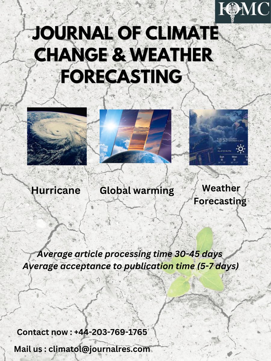 Climatol9's tweet photo. Journal of Climatology &amp; Weather forecasting is inviting eminent authors for manuscript submission.
Visit now: https://t.co/xMFm9qJiD3
Submit now : https://t.co/GAttEAqoZl https://t.co/5vrr89JV0N