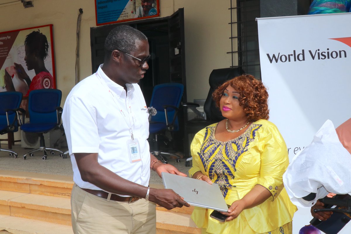 WVSierraLeone's tweet photo. To support victims of sexual violence receive comprehensive services, World Vision has donated motorbikes, laptops, printers, stationaries and sanitary kits to the Ministry of Gender and Children’s Affairs One Stop Centers covering Bonthe, Pujehun, Koinadugu and Falaba Districts. https://t.co/YGKdrikbrX