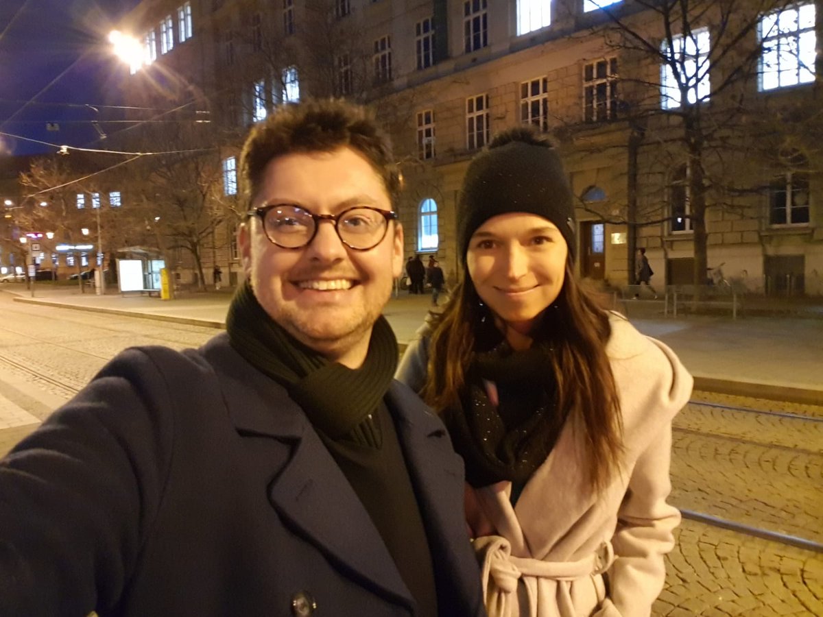 MonikaMeislova's tweet photo. It was a pure pleasure and joy to have Benjamin Martill from @EdinburghUni with us here at @MVESFSSMU in #Brno. Thank you so much for all the inspiration, enrichment, enthusiasm &amp; fun! 🙂

https://t.co/aRySuE4CG1 https://t.co/XyX3WA3U9M
