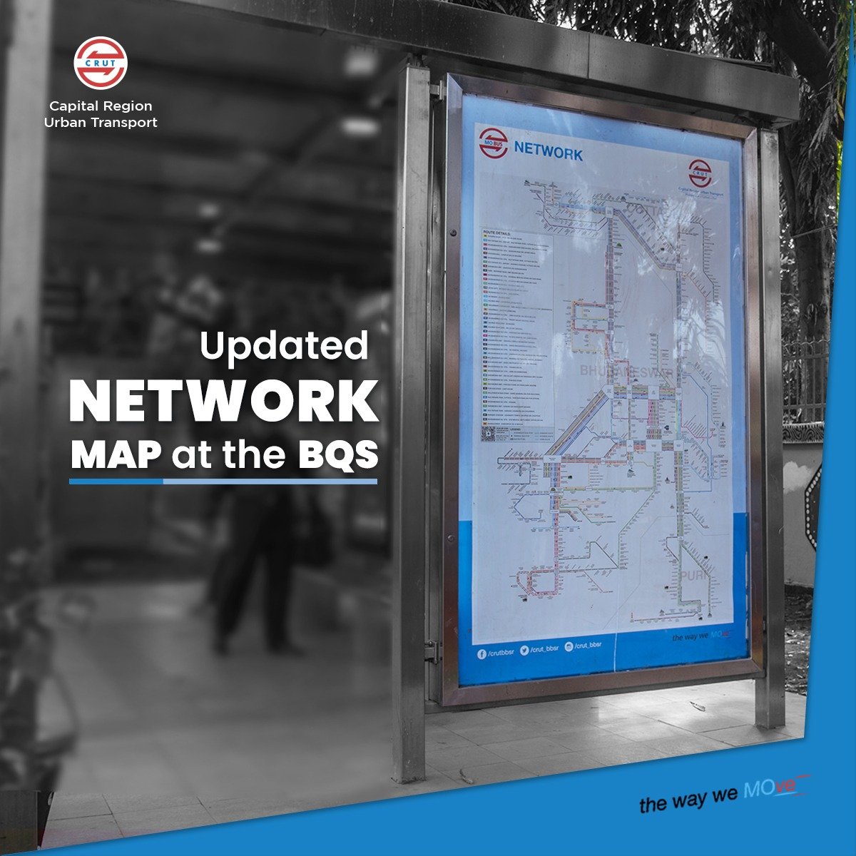 CRUT_BBSR's tweet photo. #MoBus Network Map at the BQS have been updated! Now find the routes and plan your commute with ease.
Also find the network map online: https://t.co/9ElmLAdcQl
#UpdatedMaps
#MoBusForBetterYou https://t.co/ahcO0rAbhK