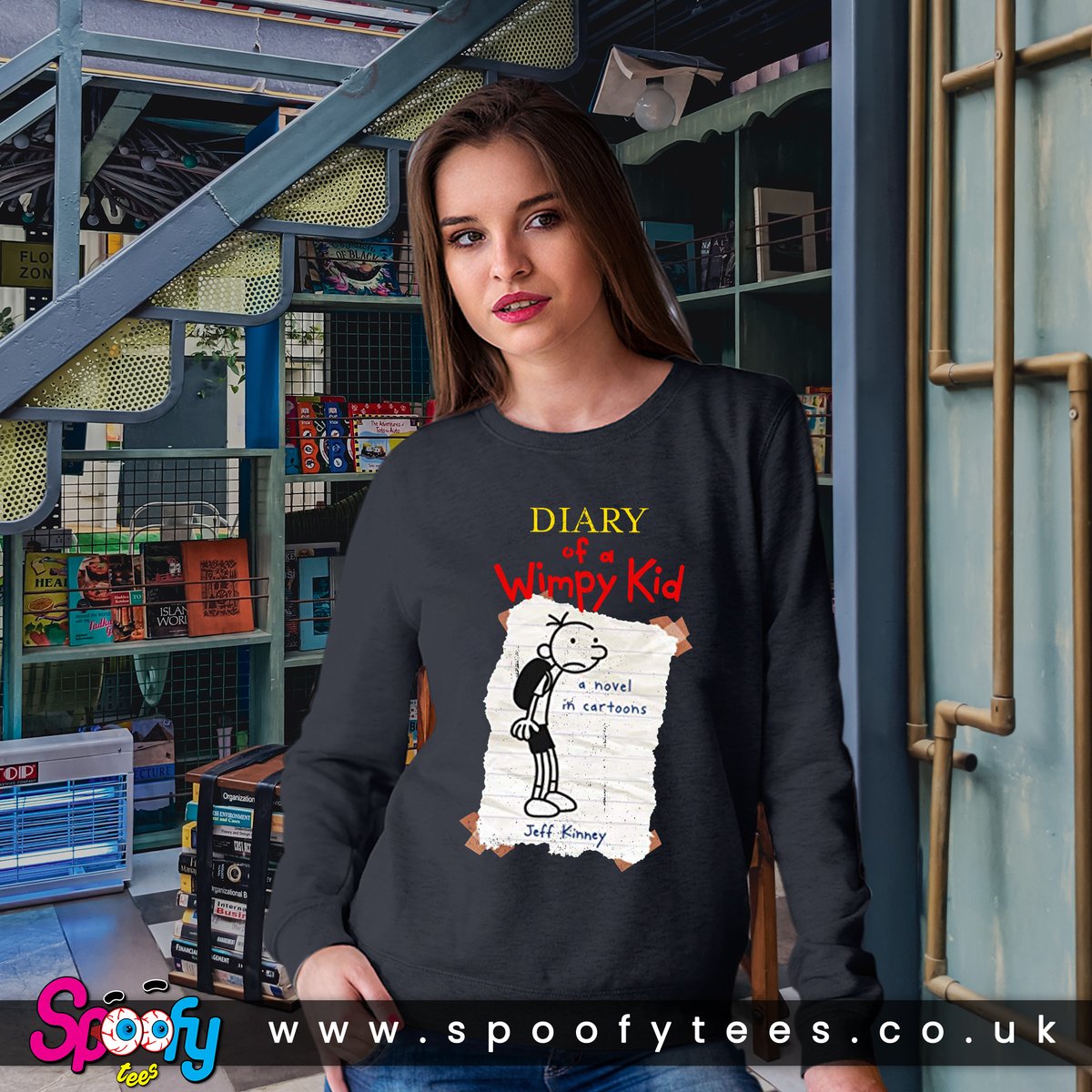spoofyteesuk's tweet photo. Diary of a Wimpy Kid World Book Day Book Lovers Gift Unisex Sweatshirt 

Starting from £23.99 only.

Shop Our Festive Designs 🙌 only @spoofyteesuk 

👉https://t.co/WeAXvM0TwF
#BrexitFoodShortages #bookday #WorldBookDay2023 #wimpykid #spoofytees #BookLover #Ukraine #ukrainewar https://t.co/y4zN1tCQl5