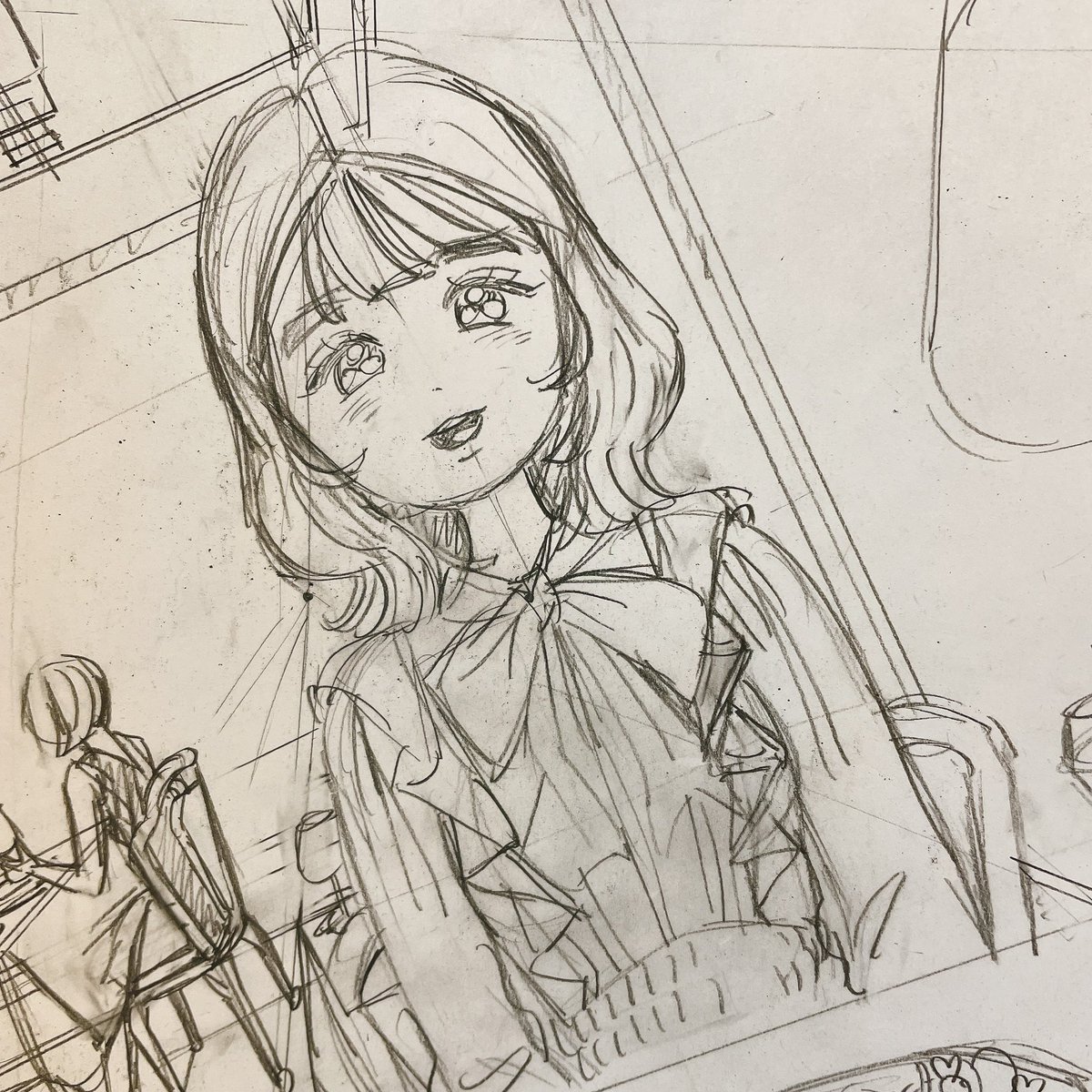 鼻炎で頭ボーッとしますが新連載の作画始めました。 
