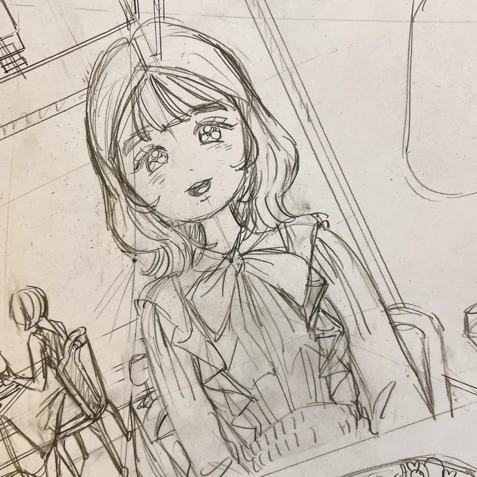 鼻炎で頭ボーッとしますが新連載の作画始めました。 