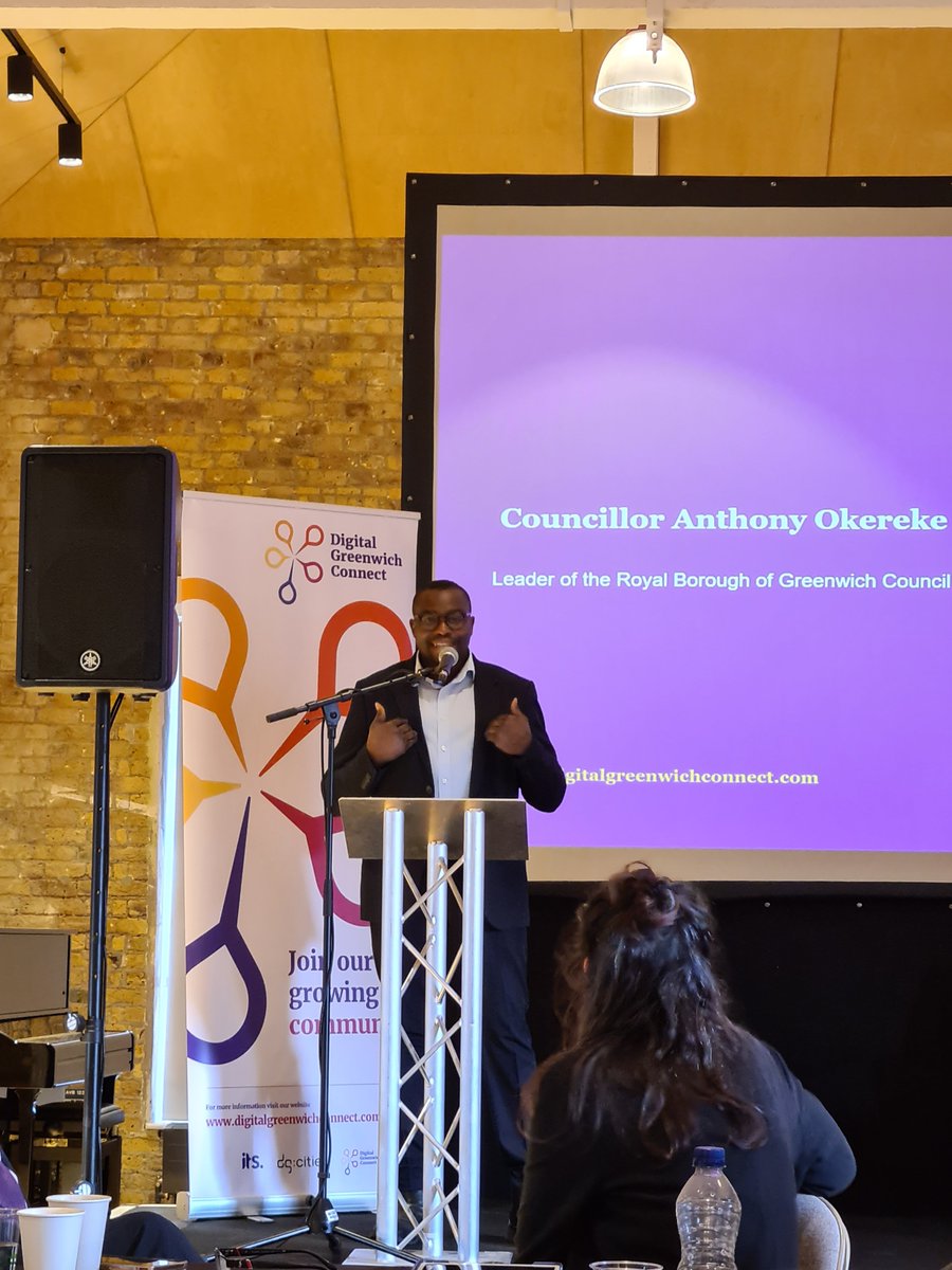 SEEnewsandinfo's tweet photo. The launch of Digital Greenwich Connect with the leader of the council at Woolwich Works https://t.co/i1E3036aHN
