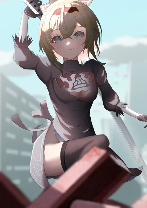 2Bいろは殿#いろはにも絵を 